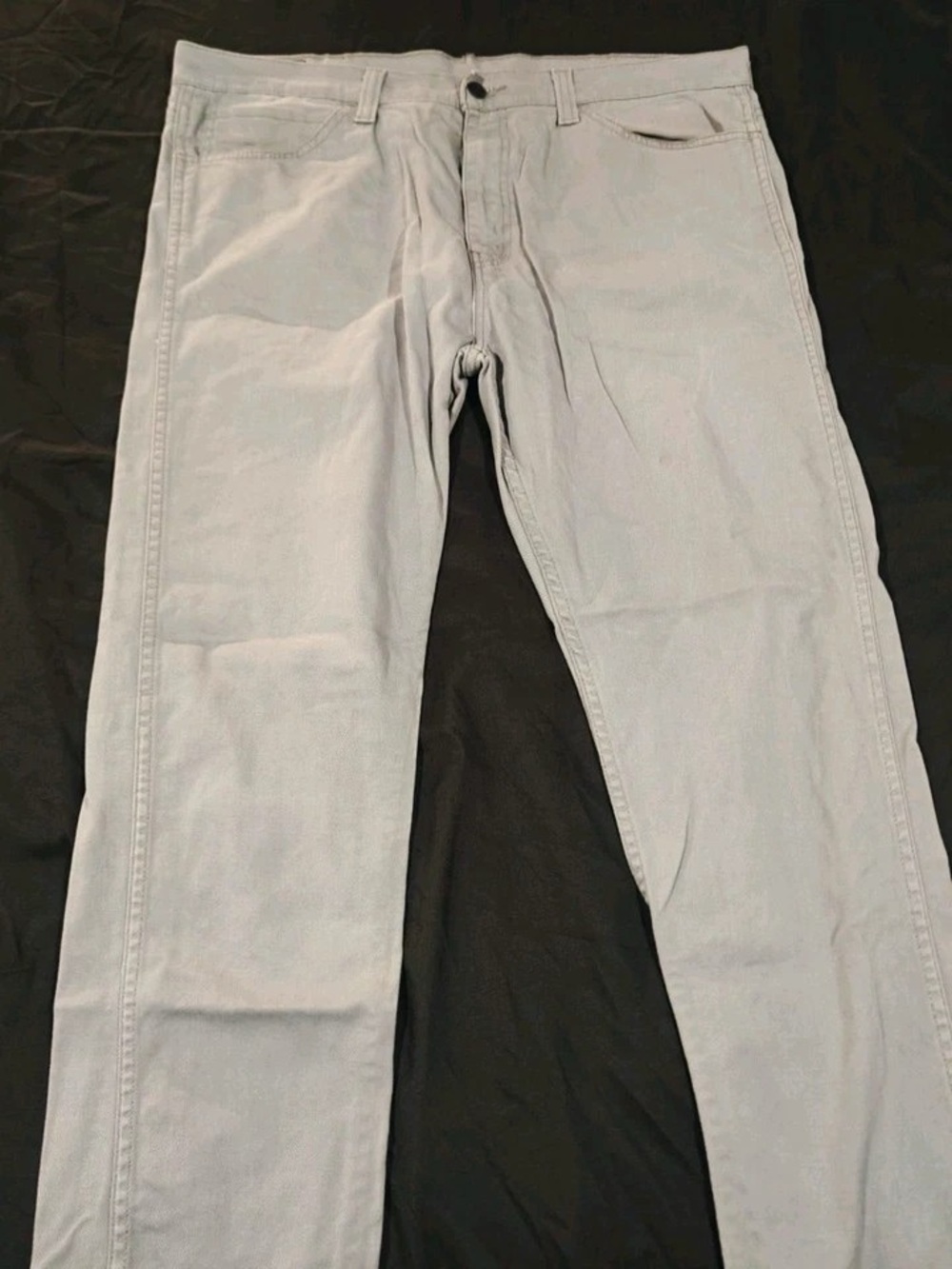 Levi's Men's Skinny Jeans in Light Gray Wash